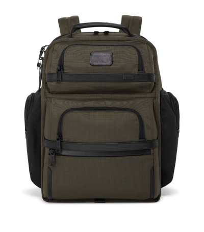 Shop Tumi Alpha 3 Brief Pack Backpack In Green