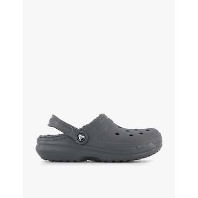 Gray 2024 lined crocs