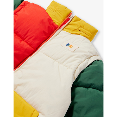 Shop Bobo Choses Boys Multicolor Kids Colour-block Padded Shell Jacket 6-11 Years