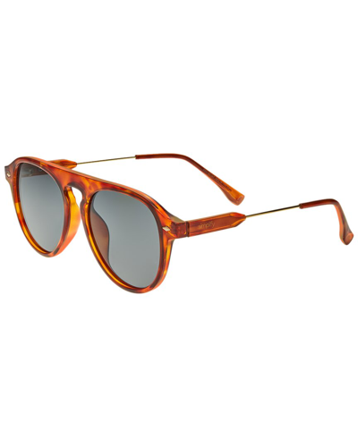 Shop Simplify Unisex Ssu127-c5 51mm Polarized Sunglasses In Brown