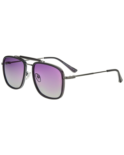 Shop Breed Bertha Men's Bsg068c2 54mm Polarized Sunglasses In Black
