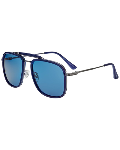 Shop Breed Bertha Men's Bsg068c4 54mm Polarized Sunglasses In Blue