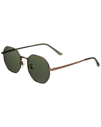 Shop Simplify Unisex Ssu125-gy 53mm Polarized Sunglasses In Gold