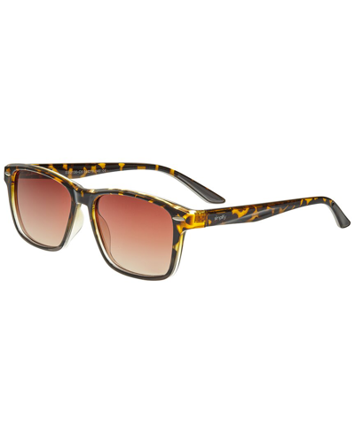 Shop Simplify Unisex Ssu130-c5 54mm Polarized Sunglasses In Brown
