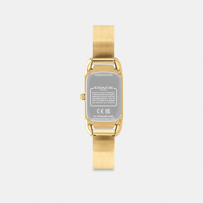 Coach Cadie Watch, 17.5mm X 28.5mm In Gold