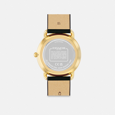 Coach Elliot Watch, 36mm In Black