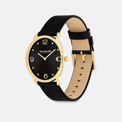 Coach Elliot Watch, 36mm In Black