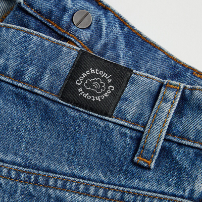 Coach Cargo Pant In 31% Recycled Cotton In Denim