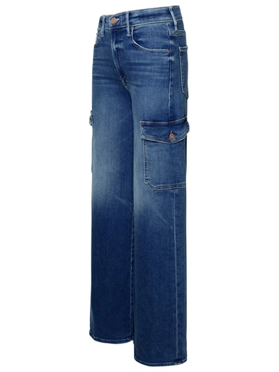Shop Mother Blue Cotton Undercover Jeans