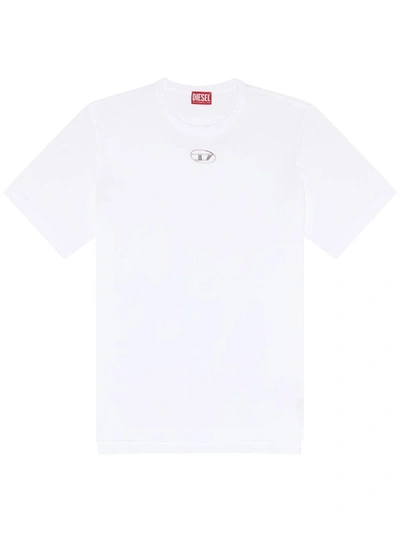 Shop Diesel T-just-od T-shirt In White