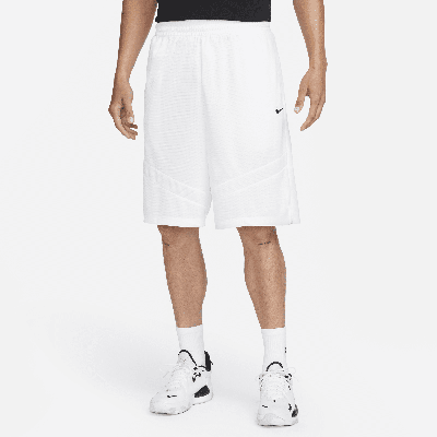 Shop Nike Men's Icon Dri-fit 11" Basketball Shorts In White