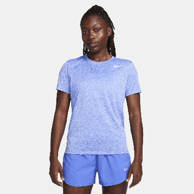 Shop Nike Women's Dri-fit T-shirt In Blue