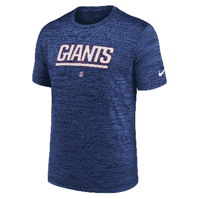 Shop Nike Women's Dri-fit Sideline Velocity (nfl New York Giants) T-shirt In Blue