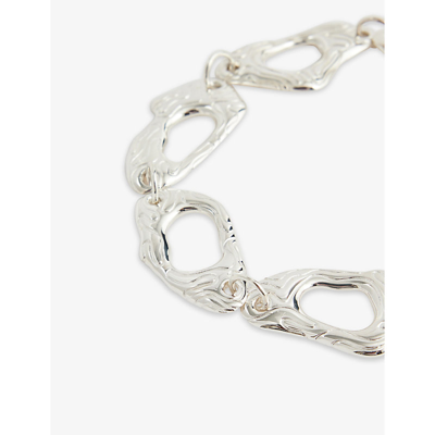 Shop Octi Men's Silver Island Recycled Sterling-silver Chain Bracelet