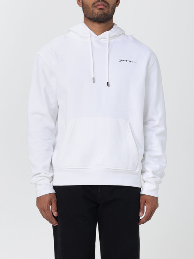 Shop Jacquemus Sweatshirt  Men Color White