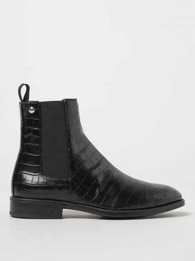 Shop Giuseppe Zanotti Boots  Men Color Black