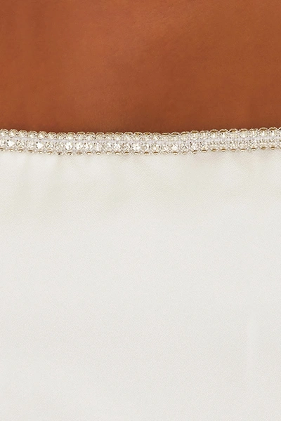 Superdown Keke Strapless Jumpsuit In Ivory