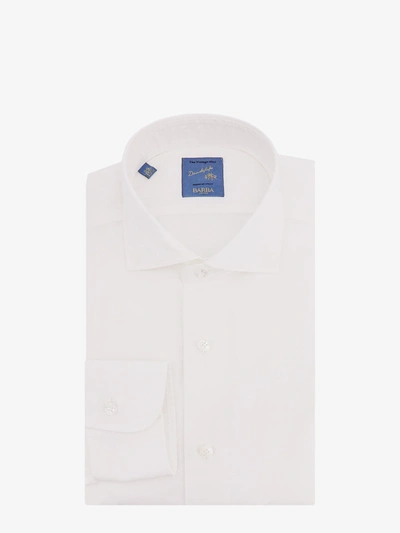 Shop Barba Shirt In White