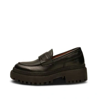 Shop Shoe The Bear Iona Loafer In Black