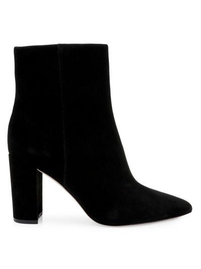 Shop L Agence Women's Theodora Ii Suede Boots In Black
