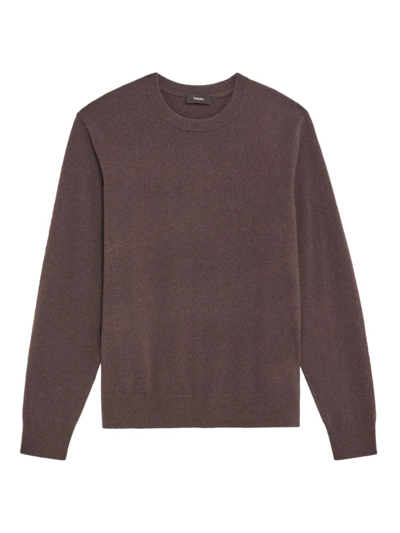 Shop Theory Men's Hilles Cashmere Sweater In Peat Heather