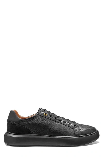 Shop Samuel Hubbard Sunset Sneaker In Black Leather