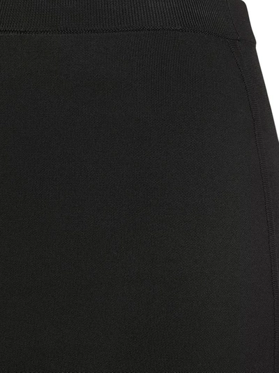 Shop Saint Laurent Black Viscose Blend Skirt