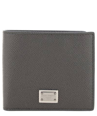 Shop Dolce & Gabbana Wallet In Grey