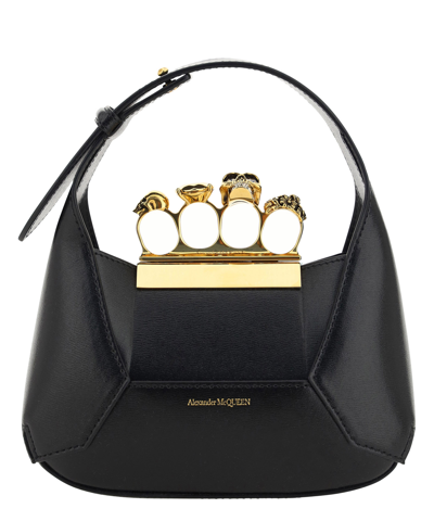 Shop Alexander Mcqueen Handbag In Black