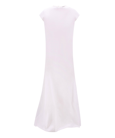 Shop Vetements Long Dress In White