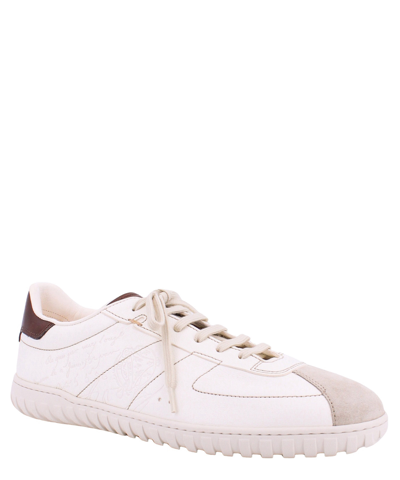 Shop Berluti Sneakers In White
