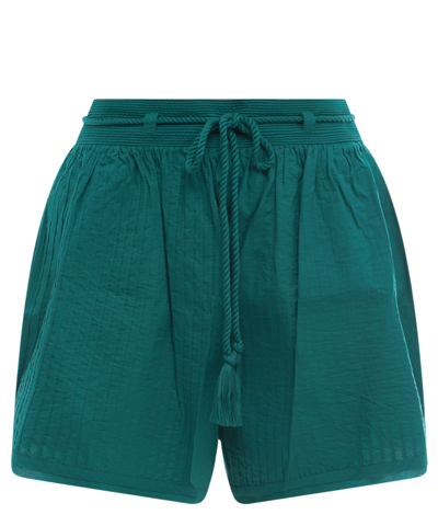 Shop Ulla Johnson Rina Shorts In Green