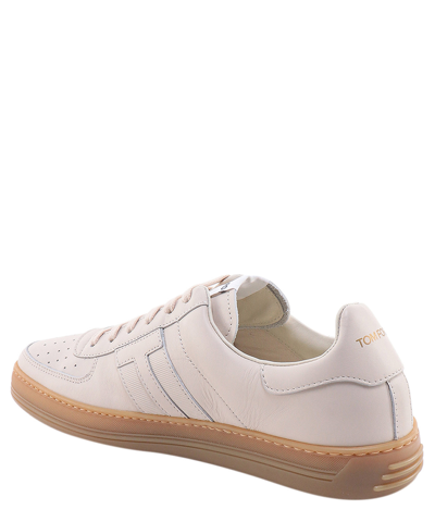 Shop Tom Ford Sneakers In Beige