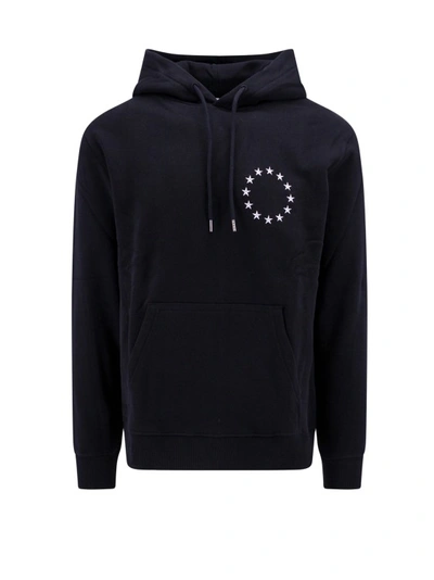 Shop Etudes Studio Organic Cotton Sweatshirt With Embroidery In Black