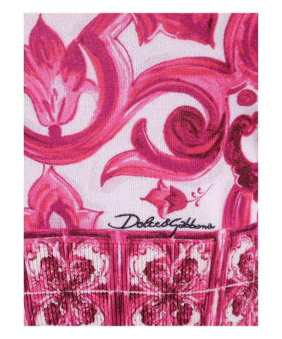 Shop Dolce & Gabbana Crop Top In Pink