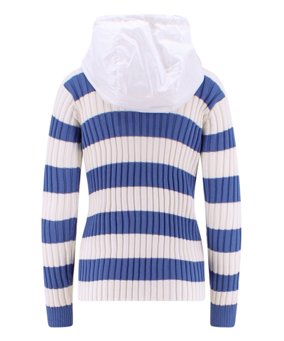 Shop Moncler Sweater In Blue