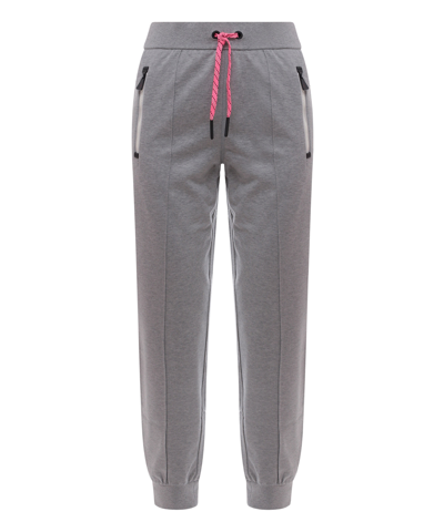 Shop Moncler Sweatpants In Grey