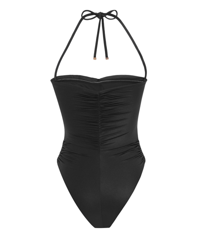 Shop Saint Laurent Swimsuit In Black