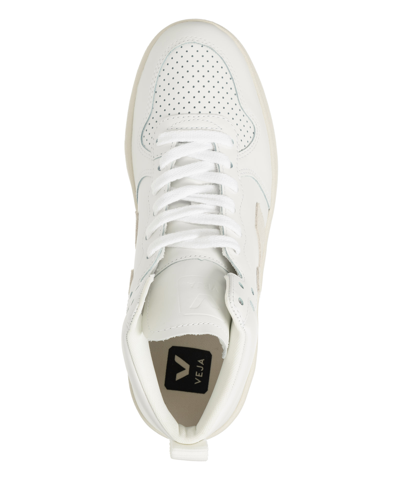 Shop Veja V-15 High-top Sneakers In White