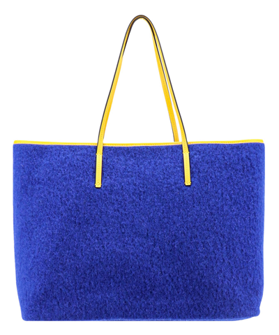 Shop Marni Tote Bag In Blue