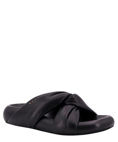 Shop Marni Bubble Sandals In Black