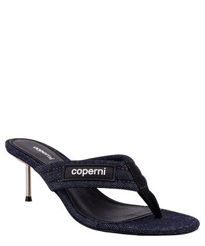 Shop Coperni Heeled Sandals In Blue