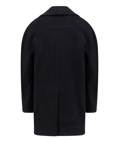 Shop Alexander Mcqueen Coat In Black