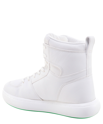 Shop Bottega Veneta Pillow High-top Sneakers In White
