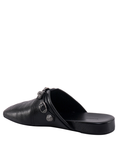Shop Balenciaga Cosy Cagole Slippers In Black