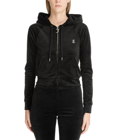 Shop Juicy Couture Madison Hoodie In Black