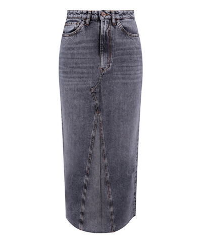 Shop 3x1 Charlotte Midi Skirt In Grey