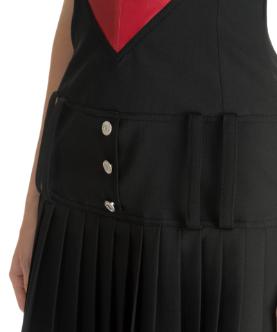 Shop M05ch1n0 Jeans Mini Dress In Black