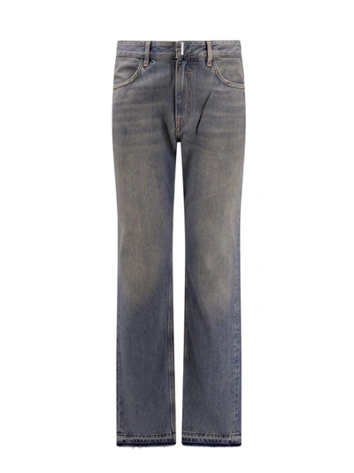 Shop Givenchy Straight Fit Medium Blue Jeans