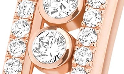 Messika Move Noa Pavé Diamond Bracelet In Pink Gold